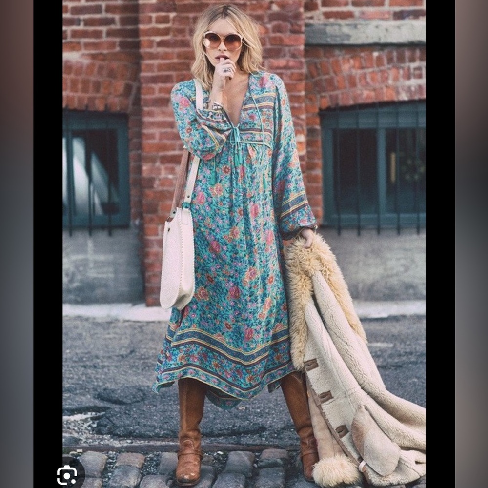 Original Spell folktown maxi dress, S